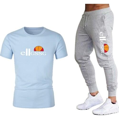 Spring and Summer Sports Shirt for S-3XL, Basketball Casual Wear, Jogging Training Suit and Pants S-3XL