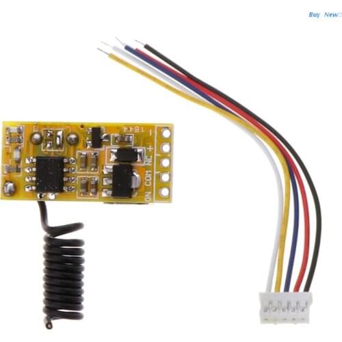 20CE 433MHZ 3V_12V LED Relay Wireless Remote Control Switch Receiver with Led Light Transmitte