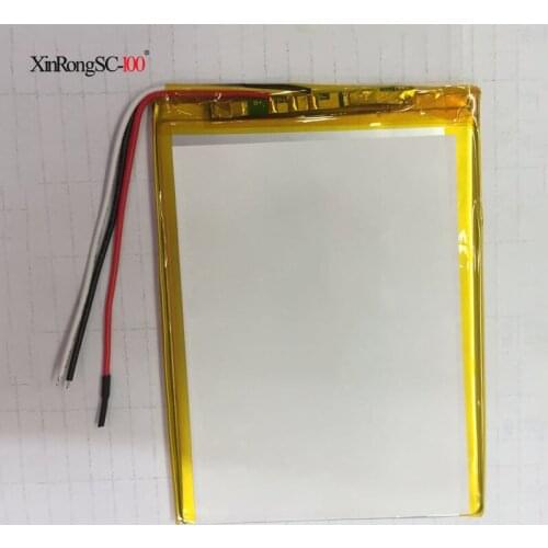 Three wire battery 357095 3.7V 3000mah 357096 (polymer lithium ion battery) Li-ion battery for tablet pc 7 inch MP3 MP4 [357095]
