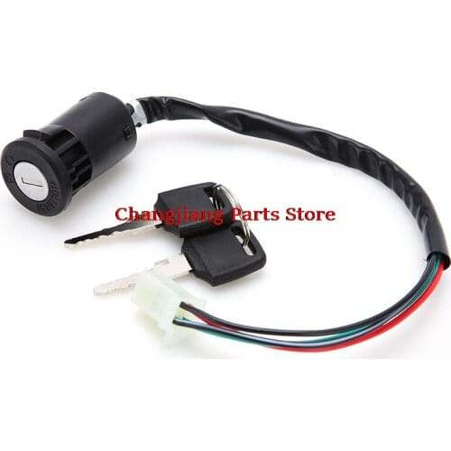 1set Universal Ignition Key Switch Lock 4 Wires For Motorcycle Motor Scooters motorcycle