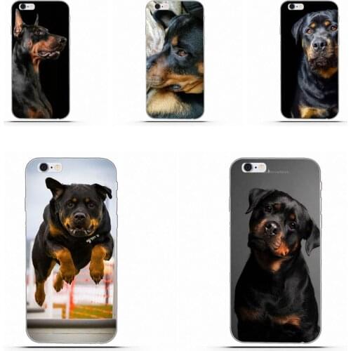 Wexoeq Powerful Rottweiler Dog TPU Phone For HTC Desire 530 626 628 630 816 820 One A9 M7 M8 M9 M10 E9 Plus U11 For Moto G G2 G3