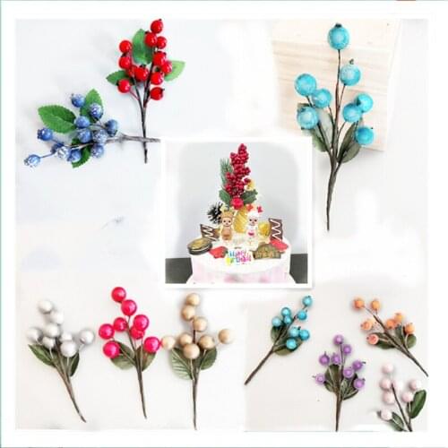 1PCS/DIY Fruit Color Cake Topper Wedding Birthday Cake Decor Cloud Balloon Cake Flags Cupcake Toppers Baby Shower Party Supplies