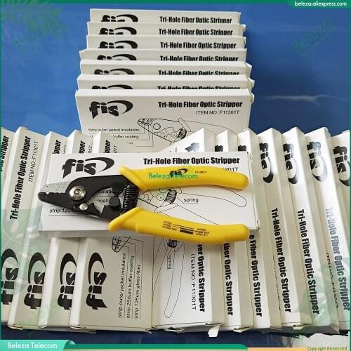 100% Original quality warranty 5pcs / lot FIS Fiber Stripping pliers F11301T FIS Tri-Hole Fiber Optic Miller Wire stripper
