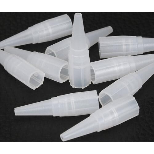 100Pcs 1R 3R 5R 5F 7F Tattoo Needle Caps Nozzles Tips For Permanent Makeup Eyebrow Eyeliner Lips Machine