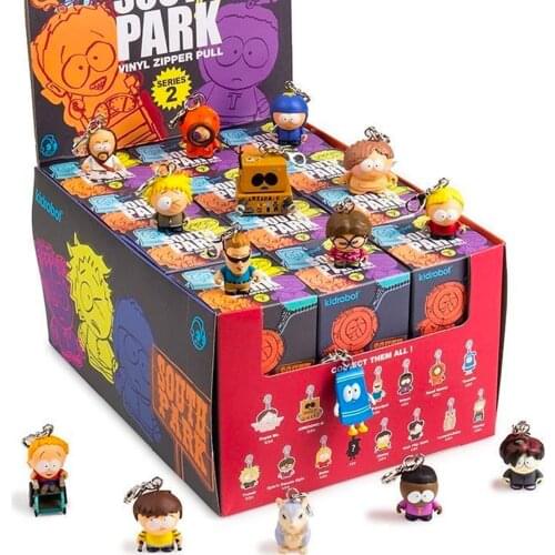 South Par Blind Box Keychain Series 02 Cartman Cupid Me Craig Tweek Bebe Principal PC Jimmy Timmy Cute Action Figure Toys