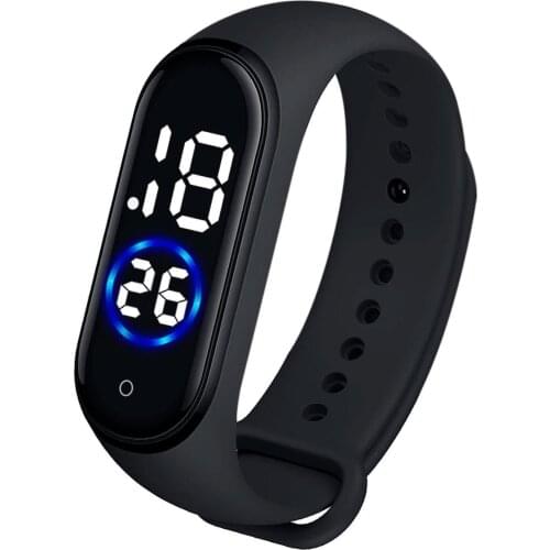 Unisex Black Touch Wrist watch Modern Fashion Accessories Comfortable Casual Sporty