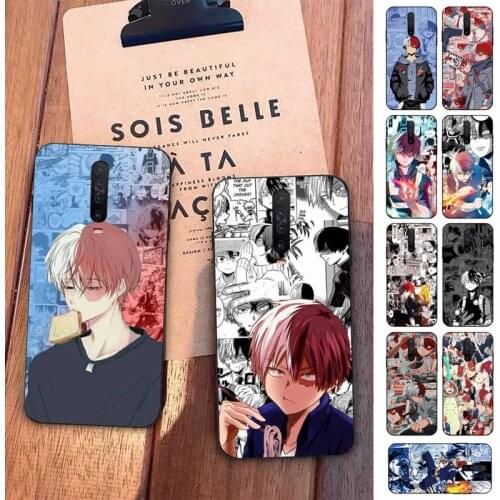 Shoto Todoroki My Hero Academia Phone Case for Redmi 5 6 7 8 9 A 5plus K20 4X S2 GO 6 K30 pro