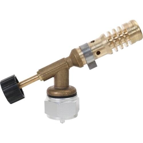 MAPP Gas Torch Copper Fire Flame Device Tip Thawing Copper Lightweight High Temperature Heating Portable Camping Burner