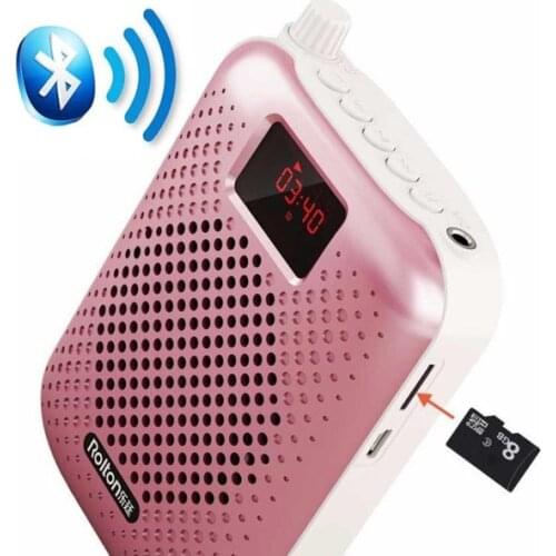 K500 Bluetooth Loudspeaker Microphone Voice Amplifier Booster Megaphone Speaker For Teaching Tour Guide Sales Promotion