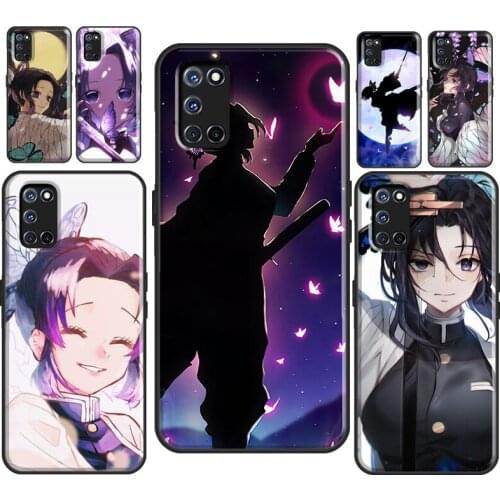 Kochou Shinobu Kimetsu no Yaiba For OPPO A53 2020 A31 A5 A9 A1K A3S A5S A15 A52 A72 A83 F5 F7 Find X2 X3 Pro Phone Cover