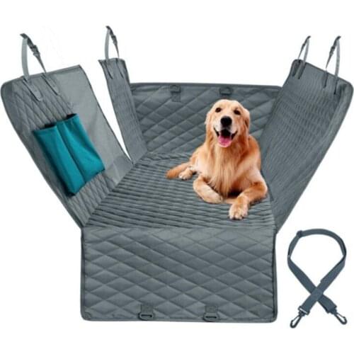 Pet Products Dropship Suppliers Pet Car Mat Waterproof Large Dog Mat for The Car Safety Belt for Dogs Small Dog Car Seat Cover