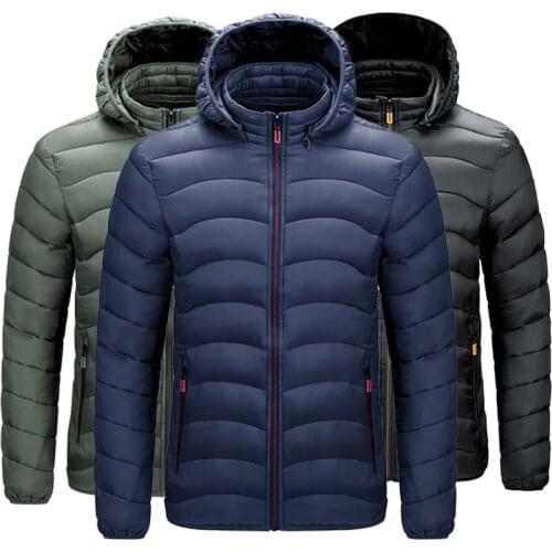 2020 Winter Jacket Men Thermal Thick Down Coat Snow Parka Male Warm Outwear Doudoune homme ultralight White Duck Jacket Men