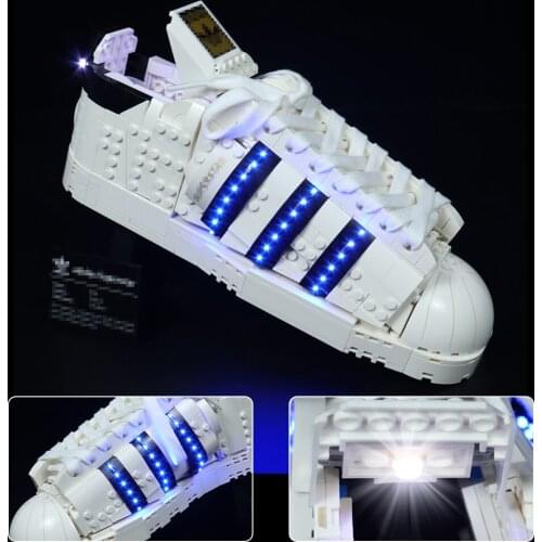 BrickBling Led Light Kit For 10282 Originals Sport Shoes Sneaker Collectible Model Toy ( No Building Blocks)