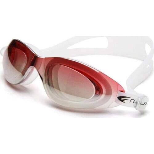 H699 High definition plain goggles waterproof anti-fog Swim Eyewear picture frame large goggles gradient color swimming