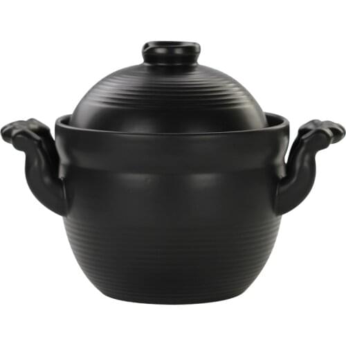 Omer 3.2L double cover health rice cooker casserole stew soup pot soup pot stew fire ceramic stone pot