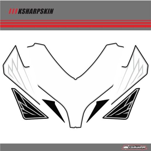 Front Fairing Motor Number Board 3D Gel Protector for CBR1000RR 2004-05