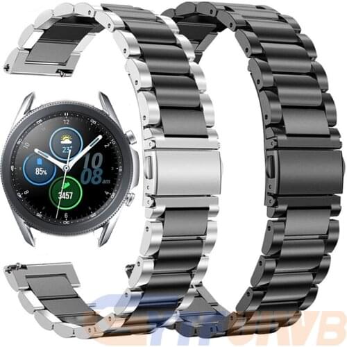 Stainless Steel Straps For Samsung Galaxy Watch 3 41MM R840 Smart Bracelet 20MM Replaceable Wrist Bands For Galaxy Watch 42MM