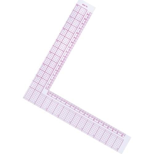 Sewing Patchwork Quilting Ruler Plastic Garment Cutting Craft Scale Rule Drawing Stationery Supplies Tool 21.5*21.5cm 5x30cm