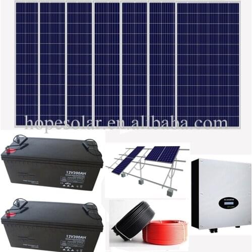 40kW Solar Power System Off Grid With Batteries Backup 40kW Solar Energy System Factory Direct Sell