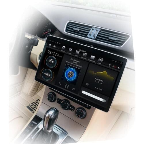 12.8inch 100 degree rotating universal Tesla type Android system 6 core Android 9.0 car audio1920*1080 IPS screen GPS navigation