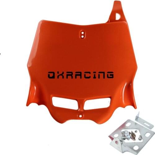 Universal 250CC-450CC Dirt Pit Bike MX Motocross refitting front Number Plate for Plastic Cover