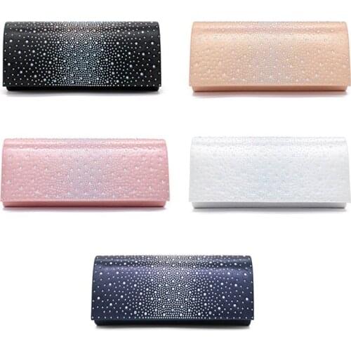 Women Fashion luxury Diamonds clutch wallet coin purse chain Shoulder Messenger Bag handbag ladies banquet bar Party Evening bag