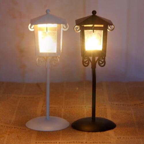 1PC 2016 Zakka European grocery wedding ornaments candle holder Home Furnishing Vintage iron candlestick decorations JY 1141