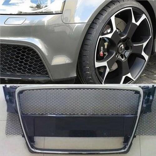 1PC Car Front Hood Bumper Grill Grille Mesh Cover Trim Hexagon Shape