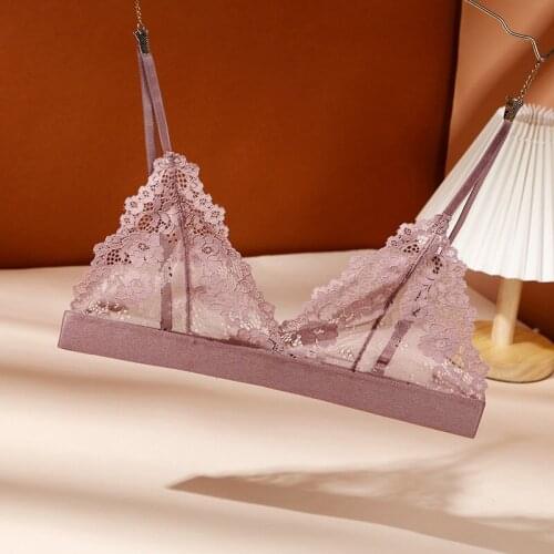 1 Pcs Sexy Bra for Woman Lace Thin Underwear Female Transparent Bras for Women Lace Sexy Lingerie Bralette for Ladies