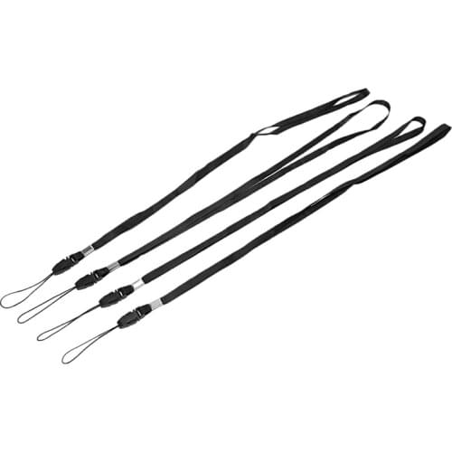 10x Black Lanyard Neck Strap for ID Pass Card Tags Phones Camera MP3 Holder