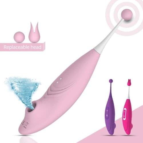 2 In 1 G-Spot Vibrators for Women Vaginal Sucking Clitoris Stimulator Pussy Orgasm Nipple Massager Erotic Product Adult Sex Toys