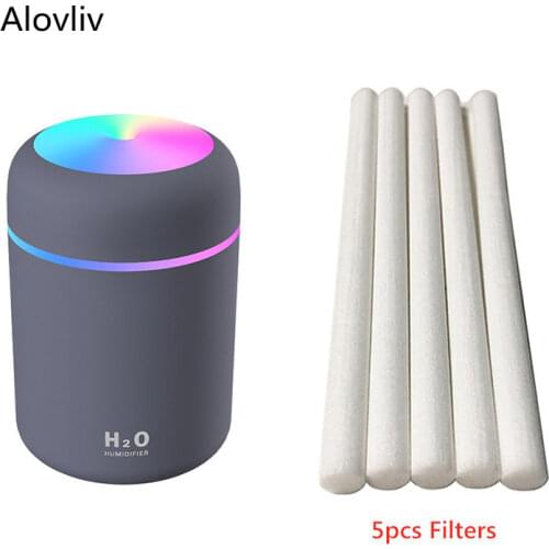 5pcs Filters For Color Cup USB Air Humidifiers Ultrasonic Aroma Diffuser Replacing Cotton Sticks