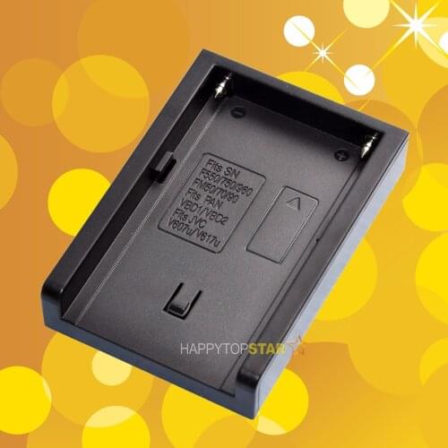 Slot Plate Adapter for SONY NP- F970 F960 F770 F570 F550 F750 FM50 FM70 FM90 FH FH FM QM F Panasonic VBD1 VBD2 JVC V607U V617U