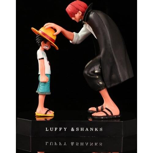 One Piece Anime Model Four Emperors Shanks Straw Hat Luffy Action Figure Going Merry Doll Pvc Collectible Model Dolls Kid Toy
