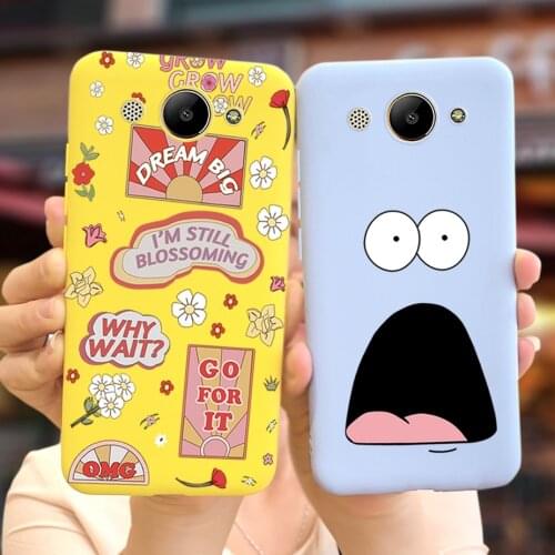 For Huawei Y3 2017 Case Y5 Lite 2017 Soft Silicone Cute Candy Painted Cover For Huawei Y5 Lite 2017 Phone Cases Shockproof Coque