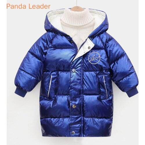 Children Winter Jacket Kids Down Cotton Coat Boys Warm Thick Hooded Outerwear Long Zipper Girls Snowsuit Kids Costume Clothing