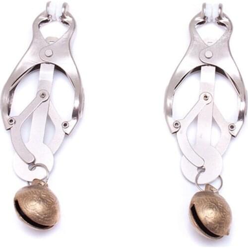 Fetish Bondage Adult Game Toys Strong Metal Nipple Clamps Nipple Clips Labia Clamps Breast Massage Sex Products For Women Men