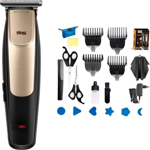 Electric Hair Clipper Kids Men Rechargeable Cordless Rechargeable Trimmer Cutting Machine With Hairdressing Kit Electric Fader