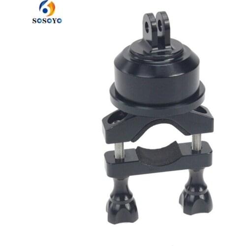 Metal Helmet Clamp base Extendable 360 Degree Swivel Rotating Helmet Self Mount Adapter For Gopro Hero 8 7 5 Camera Accessories