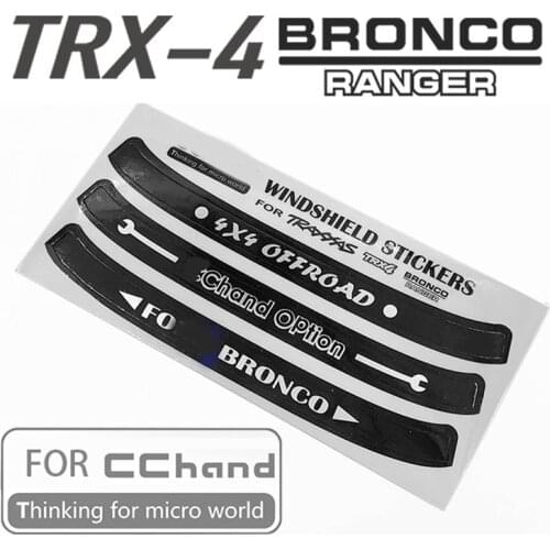 SIDE WINDOWS TRIM Sticker for cchand traxxas TRX4 BRONCO RC CAR PARTS