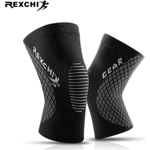 New Breathable Cycling Elbow Bike Knee Pads Four Way Stretch Knit Nylon Professional Kneecap Knee Gear Sports Safety Sportswear