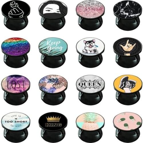 Hot Round Finger Mobile Phone Holder Gadgets Expanding Stand and Grip For iPhone