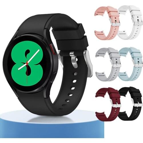 Sports Silicone Strap For Samsung Galaxy Watch 40/44mm Classic 42/46mm Replacement Smart Watches Watchband Bracelet Accessories