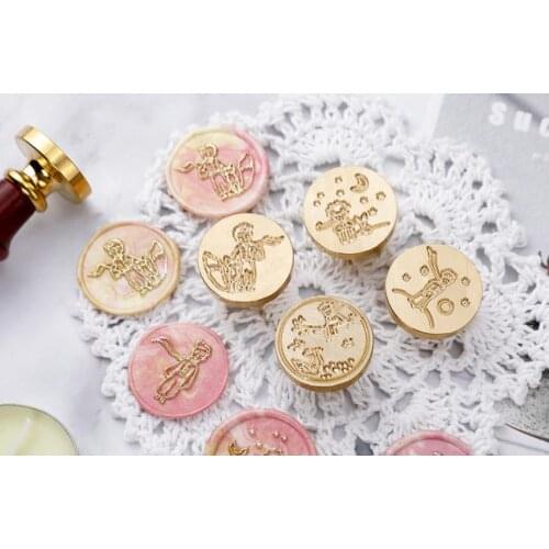 Little Prince and fox Series stamp head of Retro Wood Stamp Sealing Wax Seal Stamp Wedding Decorative sealing Stamp wax seals