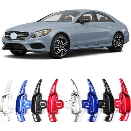 Savanini Alloy Add-On Steering Wheel DSG Paddle Shifters Extension For Mercedes Benz CLS350 CLS500 CLS550 2014-2018