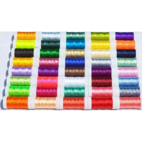 1 Roll 100 M 0.2/0.4/0.6/0.8 mm Colored Nylon Thread Gold Silver Thread Hand-Wound Thread Diy Braided Necklace Bracelet Material