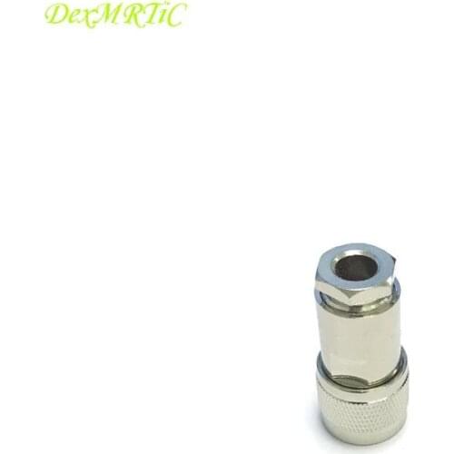 1pc N male plug RF Coax Connector Clamp for LMR300 Cable Straight Nickelplated NEW wholesale