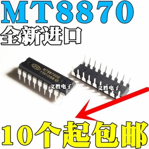 10 pçs/lote MT8870 MT8870DE DIP18