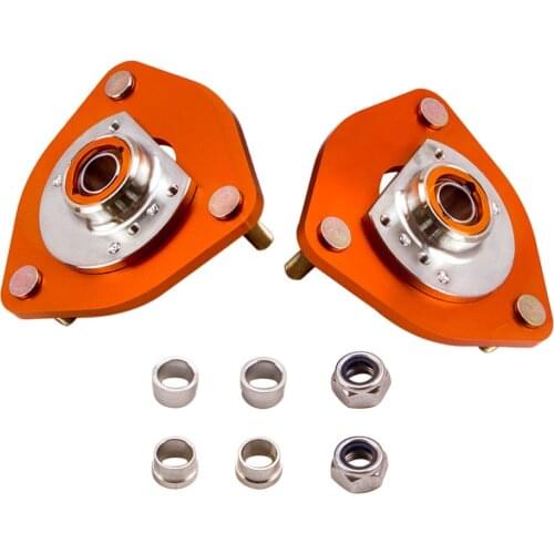 2pcs Front Coilover Camber Plate Top Mount For Nissan S13 S14 180SX 200SX 240SX