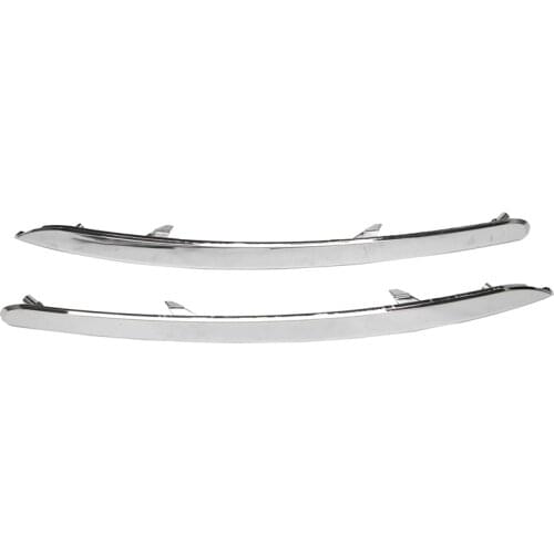 2Pcs Mirror Chrome Front Bumper Fog Light Lamp Eyelid Eyeliner Trim Cover Garnish for Kia Sportage R 2011-2015